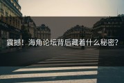 震撼！海角论坛背后藏着什么秘密？