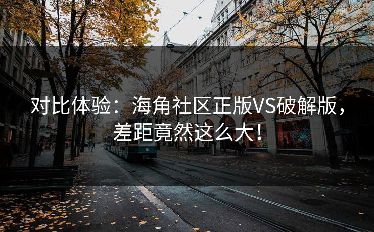 对比体验：海角社区正版VS破解版，差距竟然这么大！