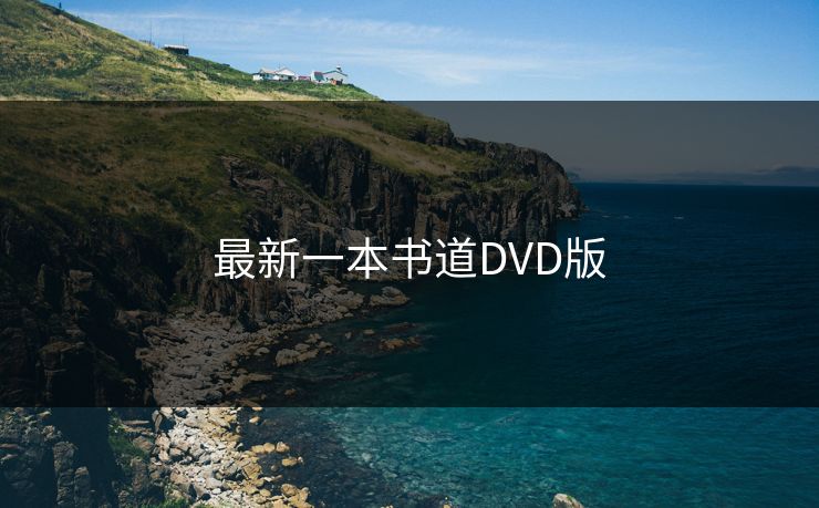 最新一本书道DVD版 最新一本书道DVD版